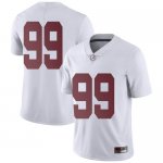 Men's Alabama Crimson Tide #99 Ty Perine White Limited NCAA College Football Jersey 2403ADRB5